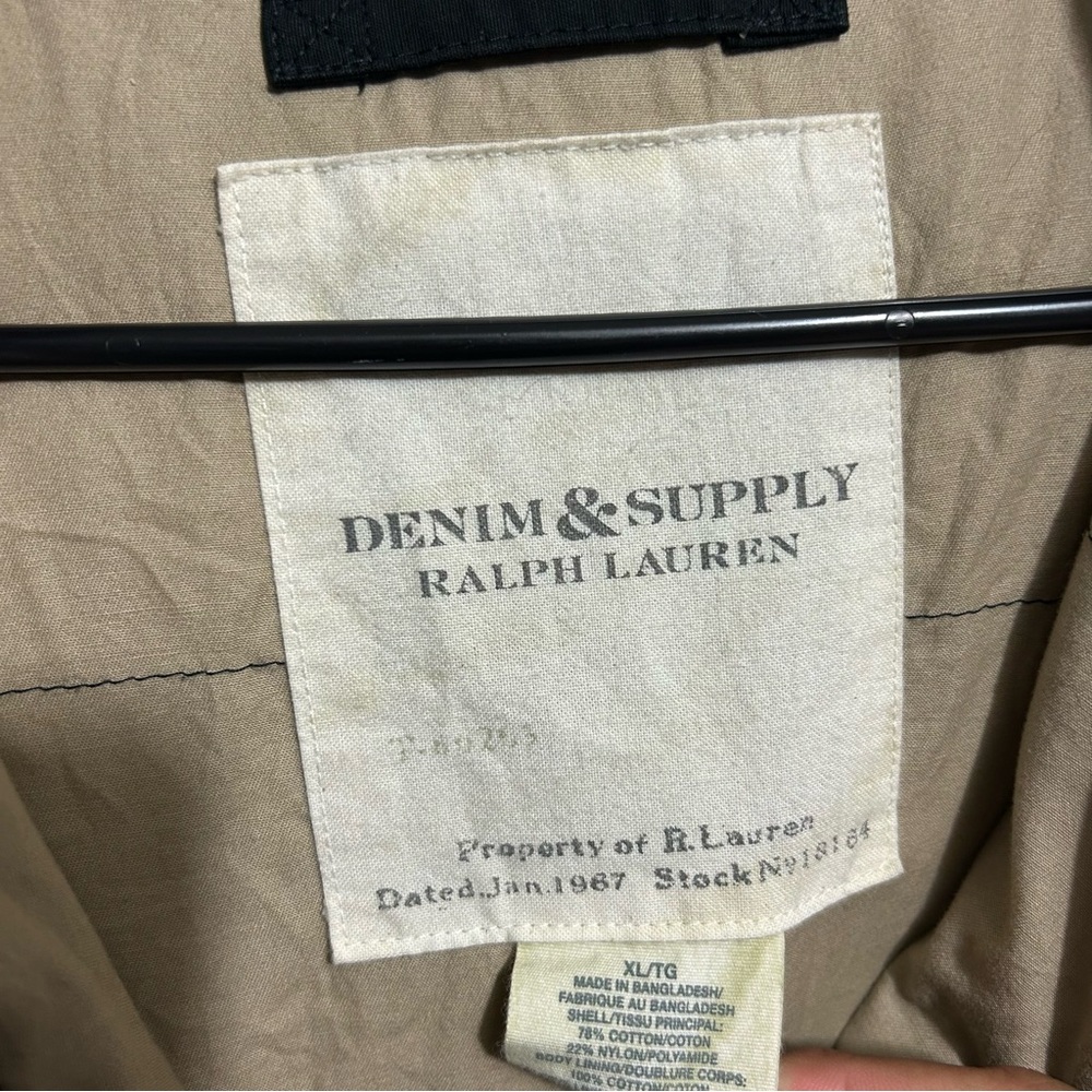 Denim & Supply Polo Ralph Lauren Down Puffer Winter Jacket XL - Picture 4 of 8